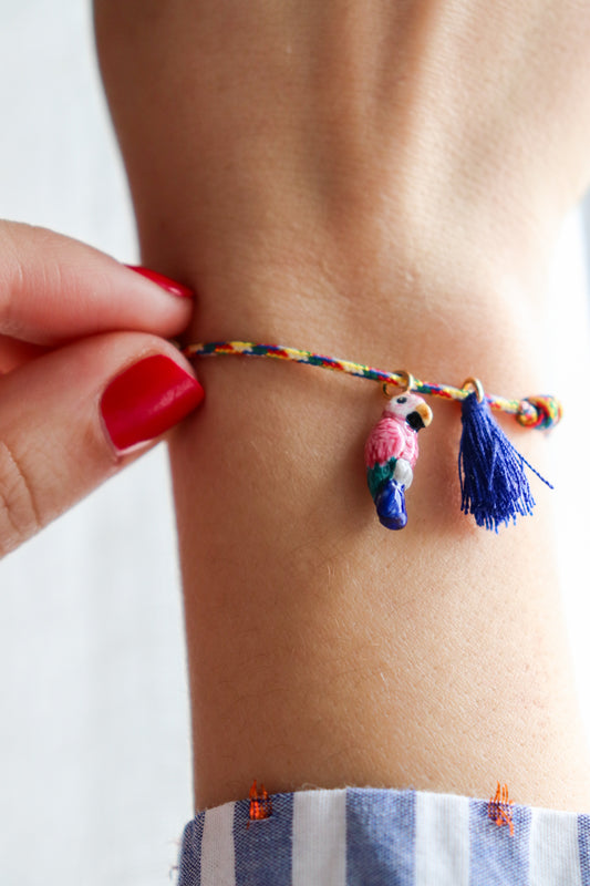 Bracelet mini Grigri- Animal Totem 🦜💕