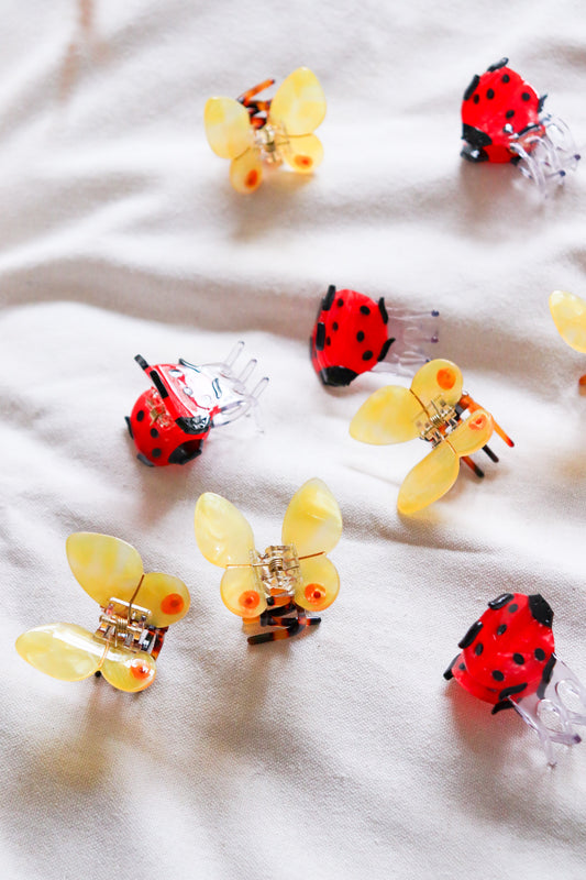 Mini pince Papillon & Coccinelle 🐞 💛